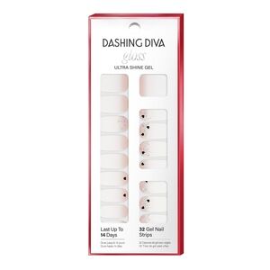 *3/15* NEW Dashing Diva Gloss Ultra Shine Gel Nail Strips Head over Heels 32 Pk